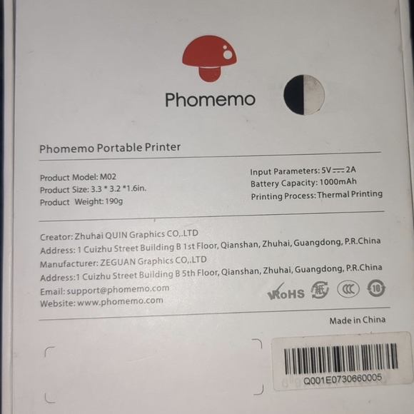 Phomemo M02 thermal printer - Picture 5 of 6